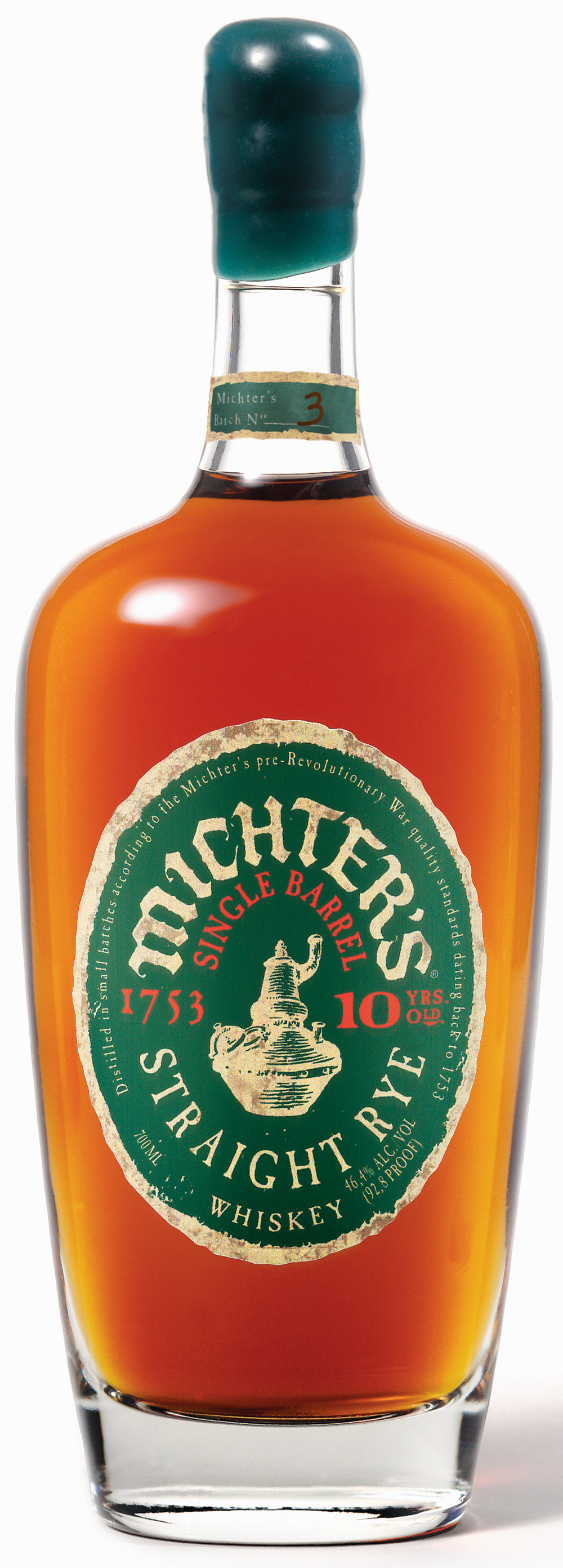 Michter's Single Barrel Straight Rye 10-year old